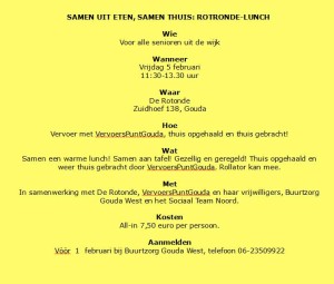 rotonde lunch